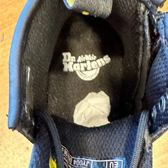 NWOB Toddler Dr. Martens Black Leather Boots (size 8)