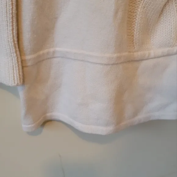 NWOT INC Winter Off White Angora Turtleneck Sweater Long Sleeve Dress Size XL