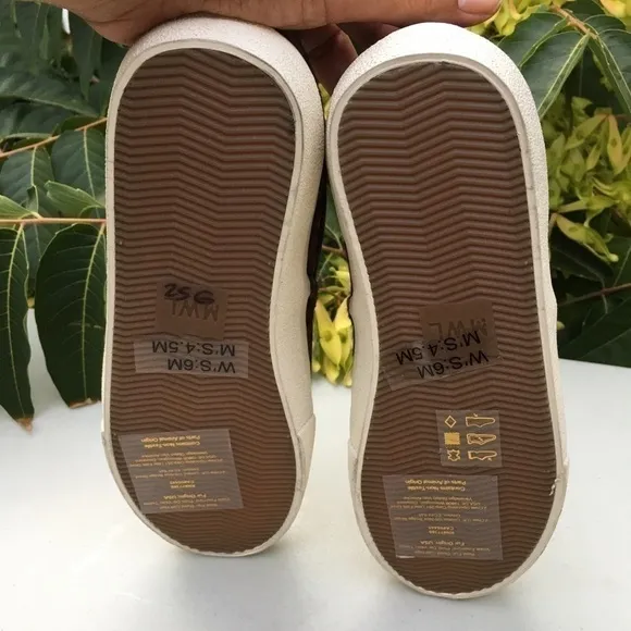 NWOT Madewell Slip On Leopard Calf Hair Sneaker 6