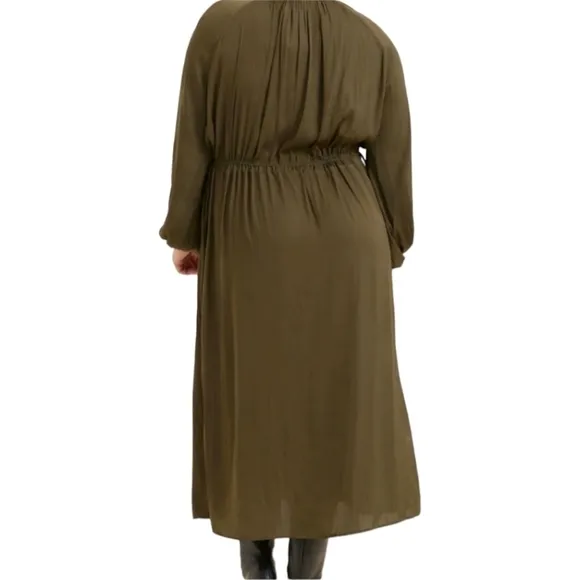 NWOT Modern Citizen Cypress Green Magdalena Dress Size 1X