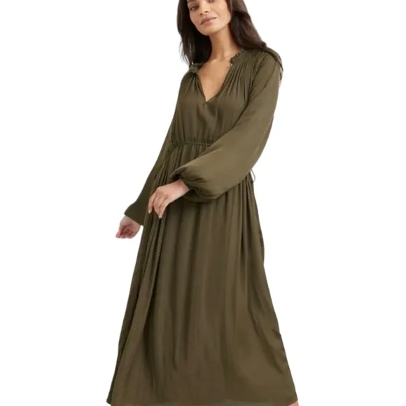 NWOT Modern Citizen Cypress Green Magdalena Dress Size 1X