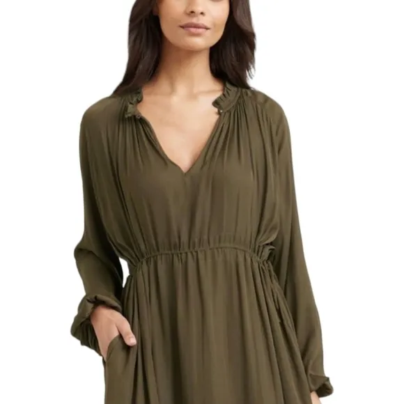 NWOT Modern Citizen Cypress Green Magdalena Dress Size 1X