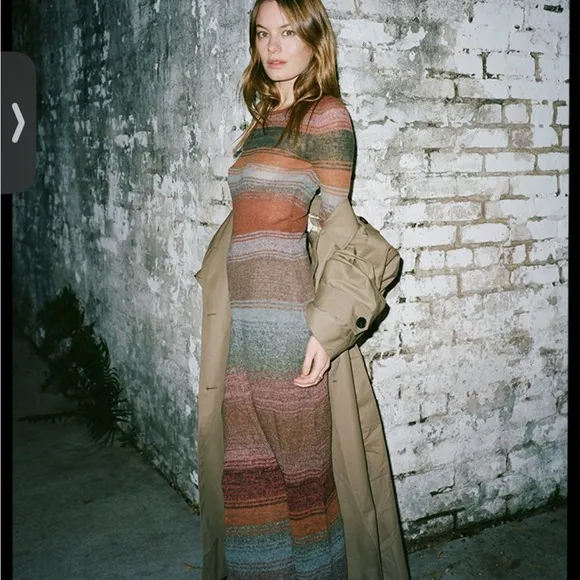 NWOT realisation par Daphne dress in dune stripe, size small