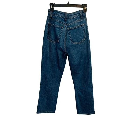 NWOT Reformation 25 Designer High-Waist Blue Denim Jeans Great With Boots