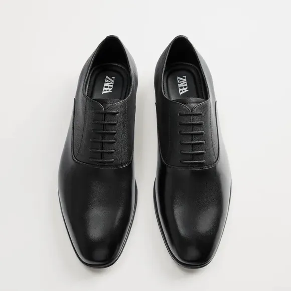 NWOT. Zara Black Dress Shoes. Size 9