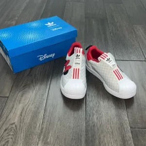 NWT Adidas Minnie mouse no lace slip on sneakers