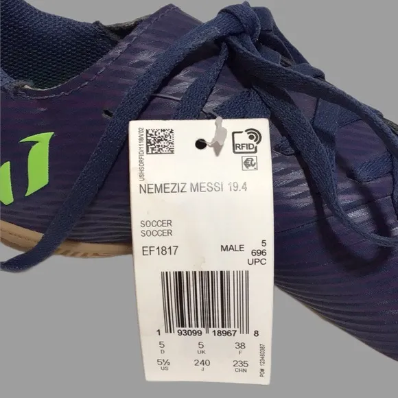 NWT‎ Adidas Nemeziz Messi 19.4 (Size 5.5 Junior Male), Messi logo