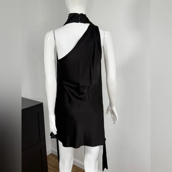 NWT ALICE   OLIVIA Leola One-Shoulder Mini Dress Size 4