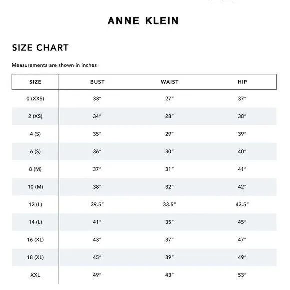 NWT Anne Klein Women's Lace Hem Fit And Flare Midi Dress