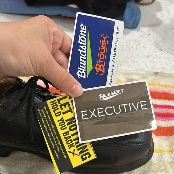 NWT Blundstone Executive Steel Toe Black Leather Dress Oxford Work Shoe - US 9