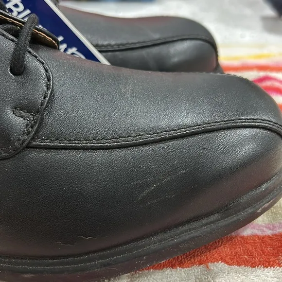 NWT Blundstone Executive Steel Toe Black Leather Dress Oxford Work Shoe - US 9