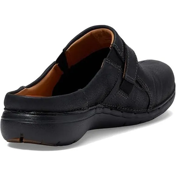 NWT Clarks Women's Loop Ease (Black Leather)  Shoes-Size 7.5