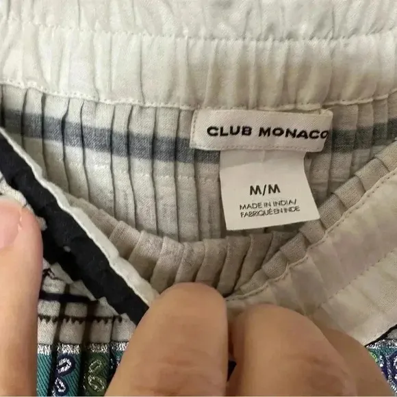 NWT Club Monaco Pleated Print Mini Skirt
