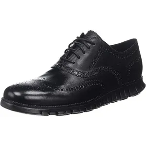 NWT Cole Haan Men's Zerogrand Wingtip Oxford Shoes,  Size 14, Black