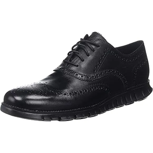 NWT Cole Haan Men's Zerogrand Wingtip Oxford Shoes,  Size 14, Black