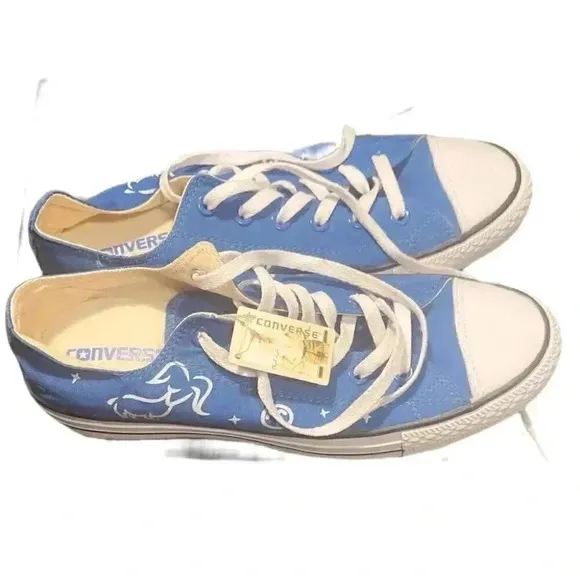 NWT converse all star unisex low horoscope baby blue casual sneakers  M8.5/W10.5