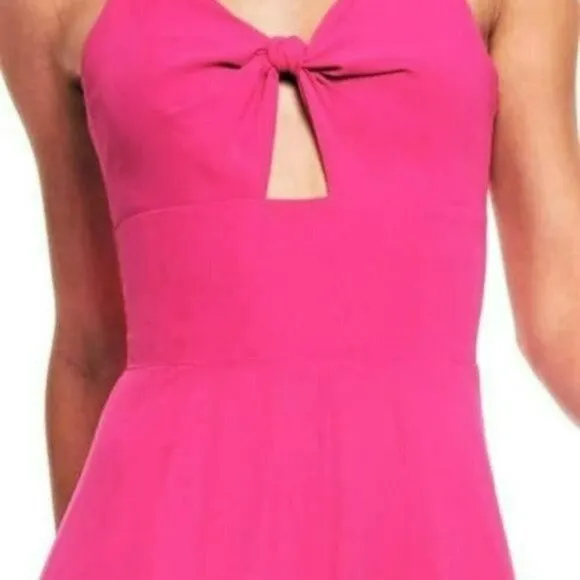 NWT Dress the Population Cambria Cutout Twist Bodice Maxi Dress Gown
