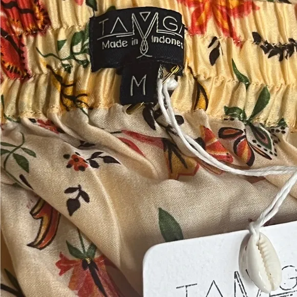 NWT Ginia Floral Ruffle Maxi Skirt by TAMGA DESIGNS Size M