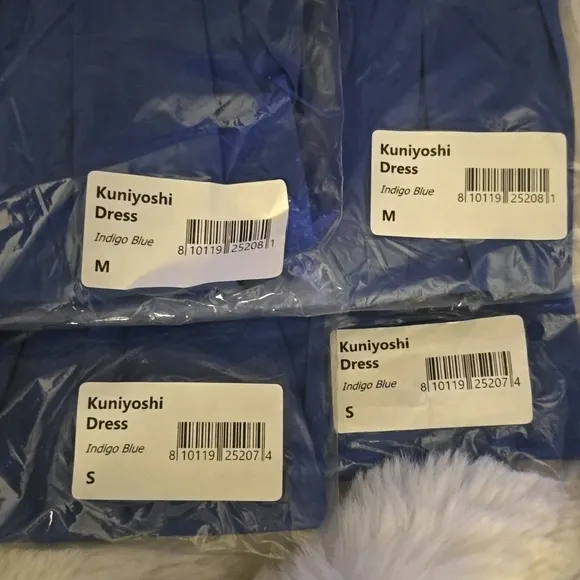 NWT! Harshman, Kuniyoshi Ruched Keyhole Mini Dress, Indigo Blue-Multi Sizes-$294