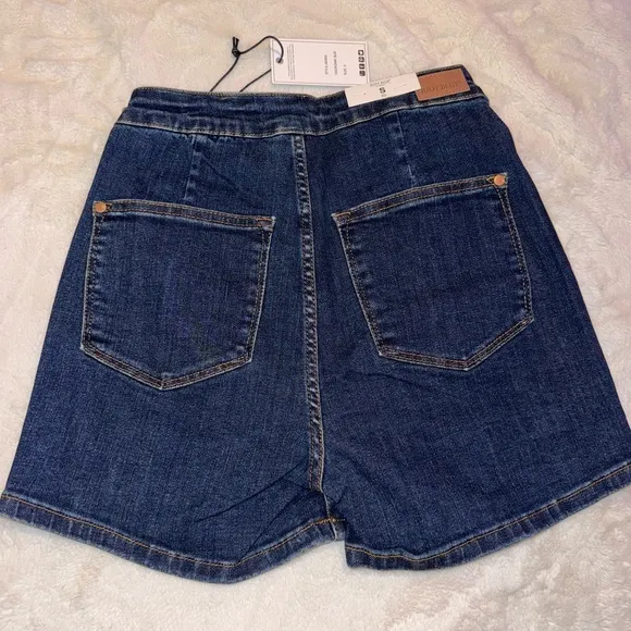 NWT  JUDY BLUE  Dark Wash High Rise Non Distressed Skort