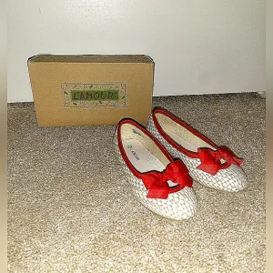 ♥️NWT♥️ L'AMOUR GIRLS DRESS FLATS