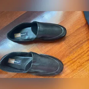NWT L.B EVANS KNIGHT OPERA Hideaway Mens Black Slippers Loafer Home Shoes 9 Gift
