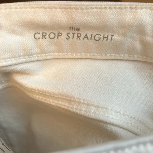NWT Liverpool: Crop KennedyStraight Cut Hem Size: 10/30 Color:White