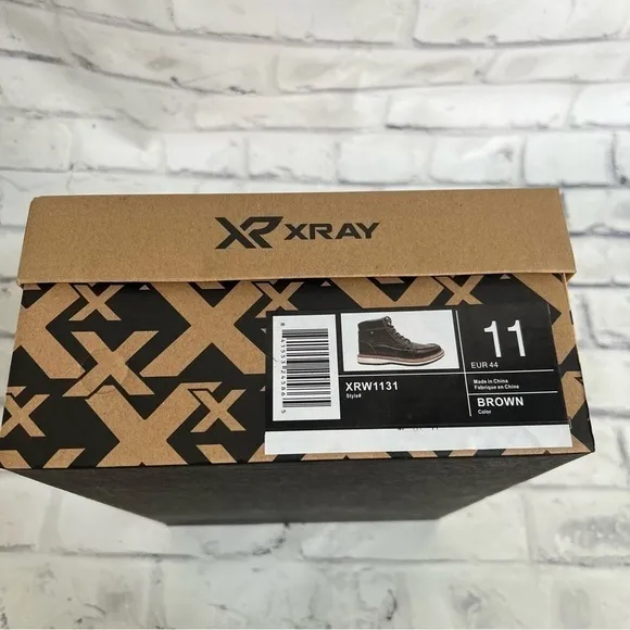 NWT mens XRay Dover Brown ankle Chukka lace up boots size 11