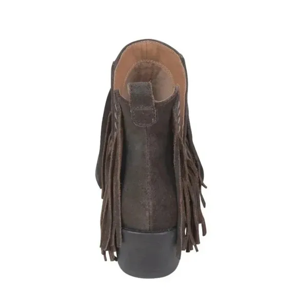NWT Myra Boho Western Leather Tassel Booties 10