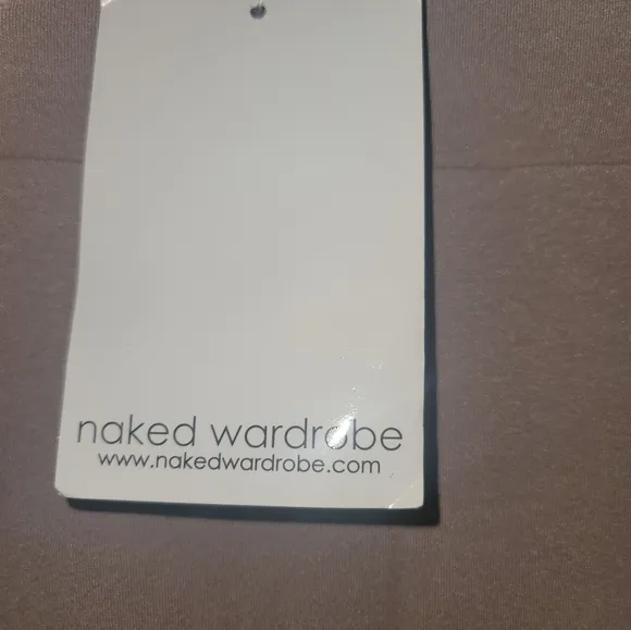 NWT Naked Wardrobe Coco Light Brown Fitted Skirt