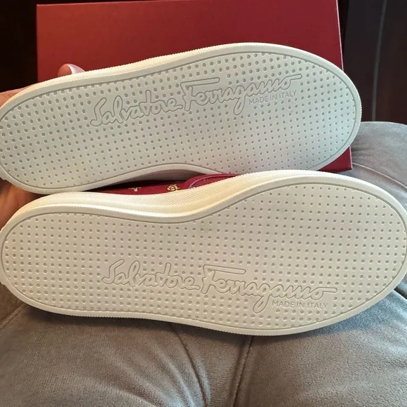 NWT Salvatore Ferragamo Kids Slip-On Sneakers