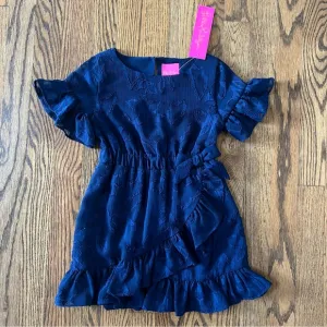 NWT Size 4 Lilly Pulitzer Mini Darlah Navy Blue Dress