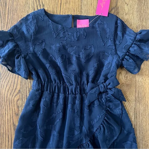 NWT Size 4 Lilly Pulitzer Mini Darlah Navy Blue Dress
