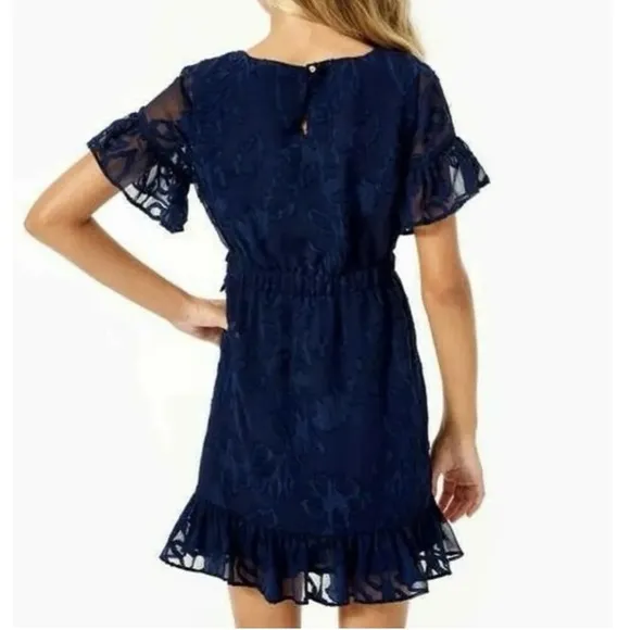 NWT Size 4 Lilly Pulitzer Mini Darlah Navy Blue Dress