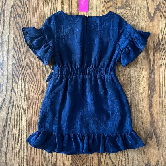 NWT Size 4 Lilly Pulitzer Mini Darlah Navy Blue Dress