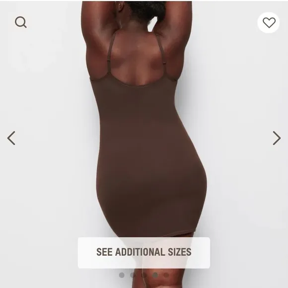 NWT SKIMS Fits Everybody Slip Dress - Cocoa