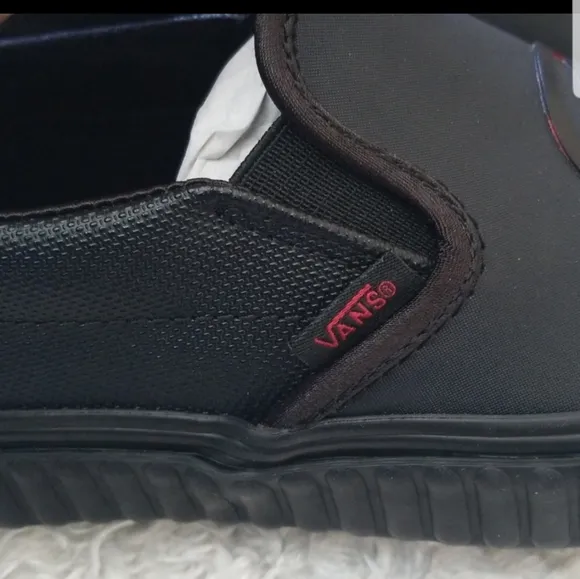 NWT Vans Marvel Black Widow Slip On Sneakers