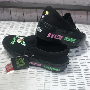 NWT Vans slip on glow in the dark