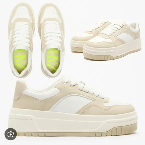 NWT ZARA ATHLETIC PLATFORM SNEAKERS