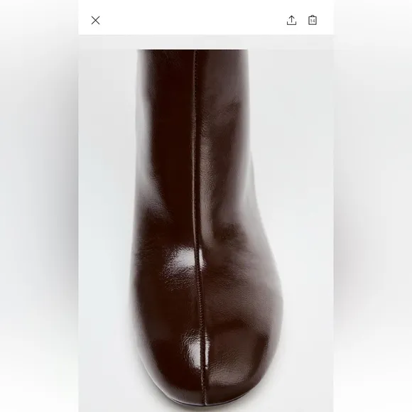 NWT ZARA SHAFT HEELED BOOTS SIZE 6 AND 8🚨PRICE FIXED NON DISCOUNT