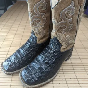 Old West men's Alligator embossed sz 6.5