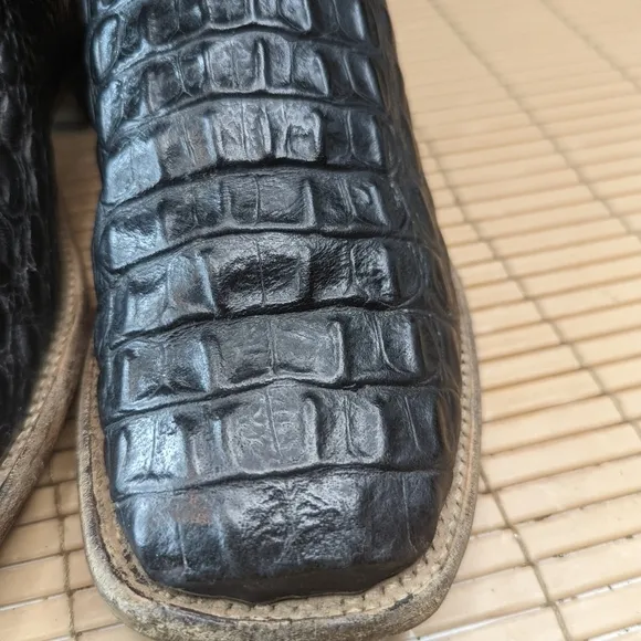 Old West men's Alligator embossed sz 6.5
