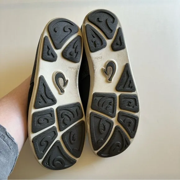 OluKai Dark Gray Nohea Moku SLip On Sneakers