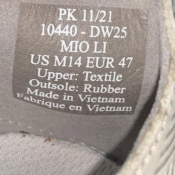 Olukai Mio li Sneakers Men’s Size 14 Misty Gray Poi 10440-DW25 Casual Shoes