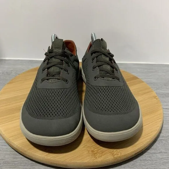 Olukai Moku Pae Men's Size 8.5 Salt Koi Grey Slip-On Shoes 10472-4EKZ Sneakers