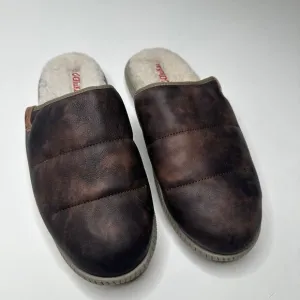 Olukai Mua 'Ili Leather Mule Slippers