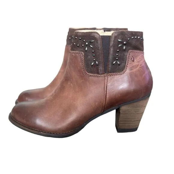 Olukai NWT Ho’Ohilu Friar Brown Ankle Boots Size 9 1/2