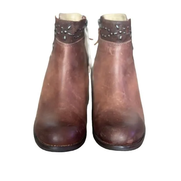 Olukai NWT Ho’Ohilu Friar Brown Ankle Boots Size 9 1/2