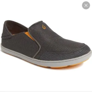 Olukai Ohea Mesh Gray Slip On Fold Down Water Sneakers Size 13