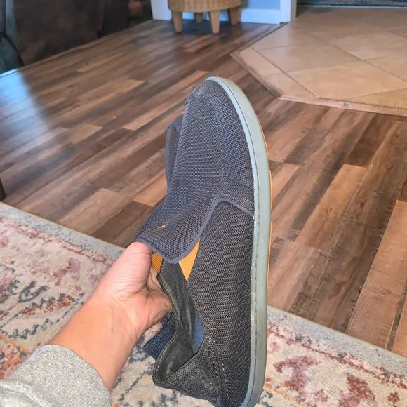 Olukai Ohea Mesh Gray Slip On Fold Down Water Sneakers Size 13